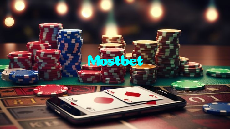 Mostbet casino presented on mobile device in Pakistan with slots and live games